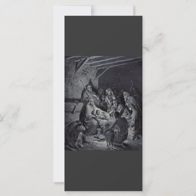 Escena bíblica de la natividad (Anverso)