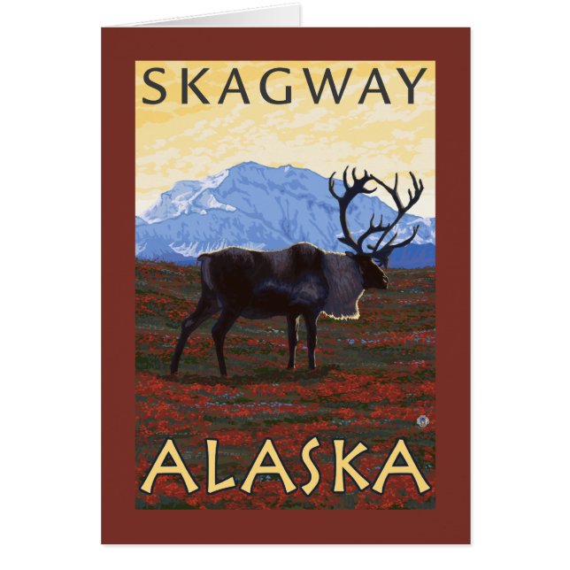 Escena Caribou - Skagway, Alaska (Frente)