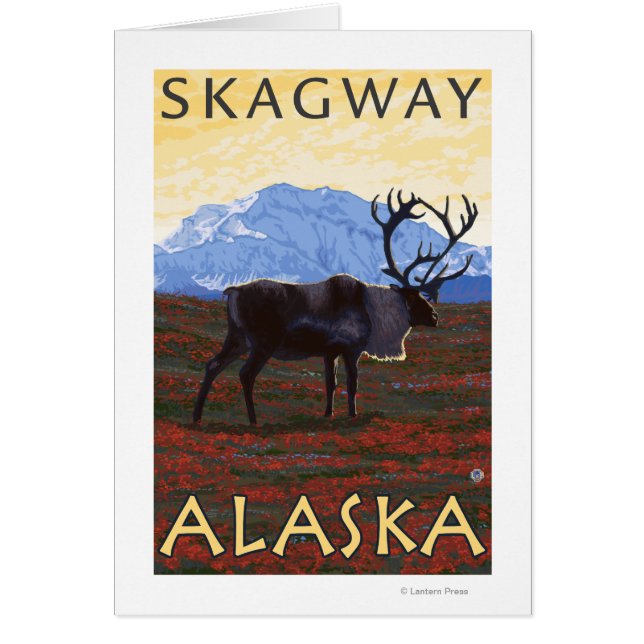 Escena Caribou - Skagway, Alaska (Frente)
