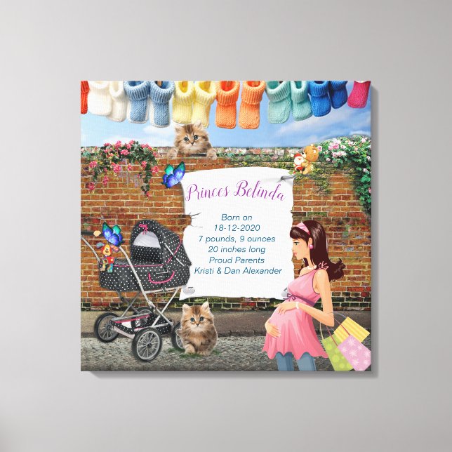 Escena de arte callejero Polka-dot (Anverso)