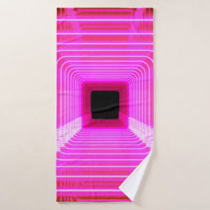 Escena de arte pop de ciencia ficción rosa moderno