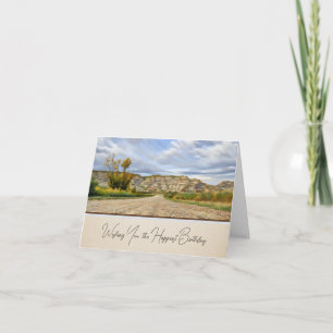 Escena de Badlands - Tarjeta de cumpleaños