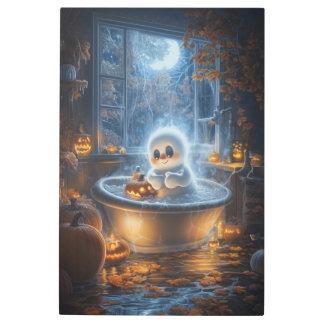 Escena De Baño Fantasma Fantastica - Arte De Pared