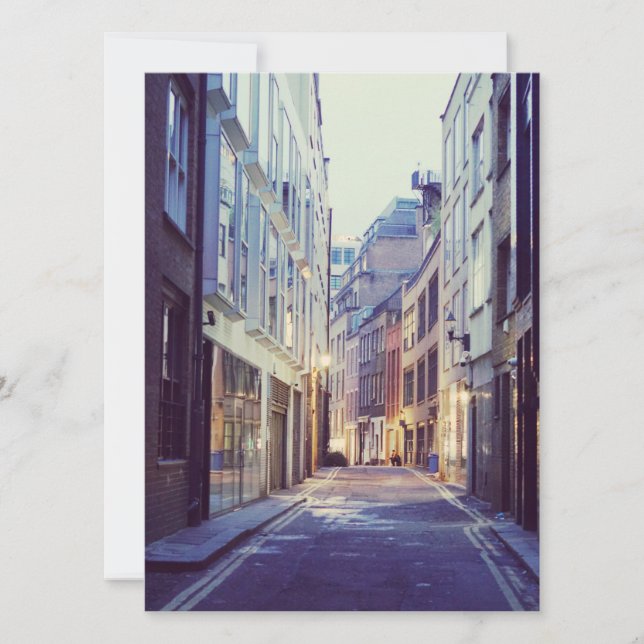 escena de calle de Soho Londres (Anverso)