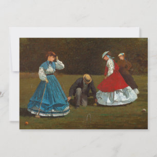 Escena de croquet   Winslow Homer