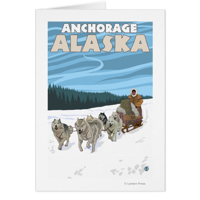 Escena de duelo de perro - Anchorage, Alaska (Frente)