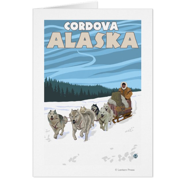 Escena de duelo de perro - Córdova, Alaska (Frente)