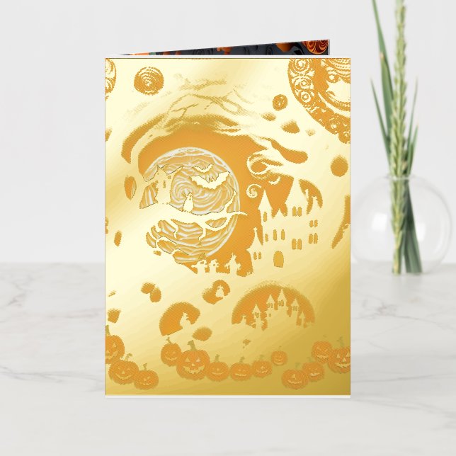 Escena de Halloween de Papercut (Anverso)