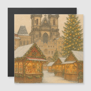 Escena de invierno de arte de vacaciones de Navida