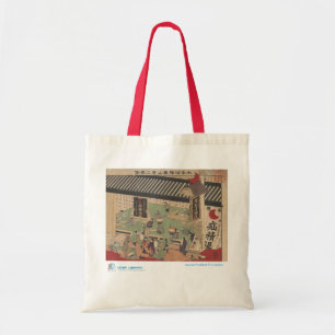 Escena de la bolsa de asas japonesa de la farmacia