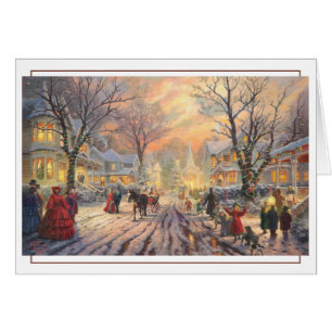 Escena de la calle de los Navidades de Victoria