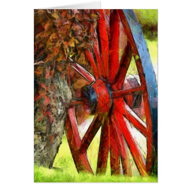 Escena de la calle - rueda de carro (Frente)