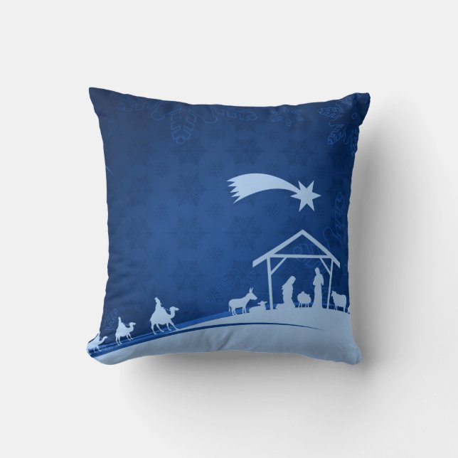 Escena de la natividad con la almohada de tres (Anverso)