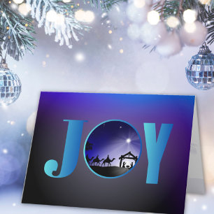 Escena de la Natividad de JOY Navidad Religiosa