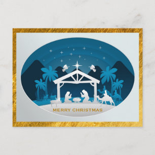 Escena de la Natividad de Navidad Niño Jesús en el