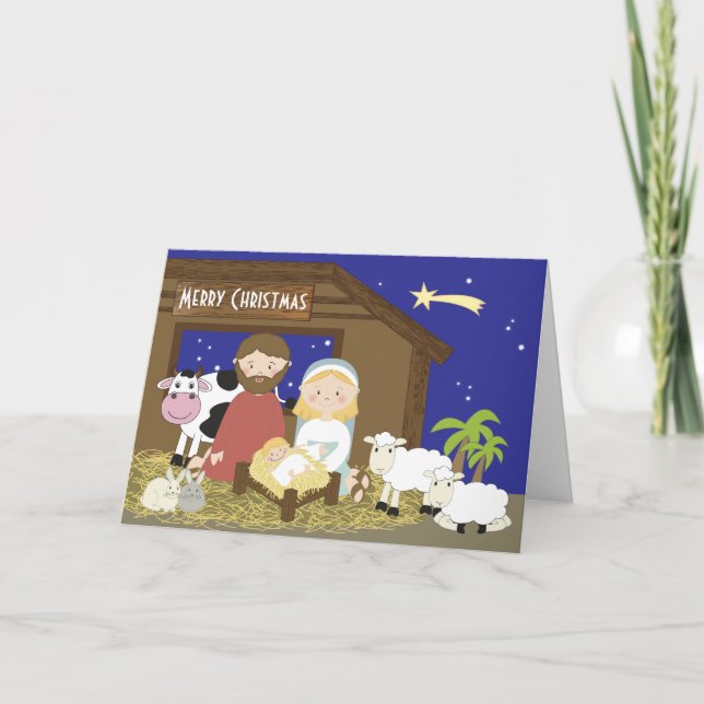 Escena de la natividad del navidad (Anverso)