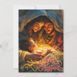 Escena de la Natividad Feliz Navidad