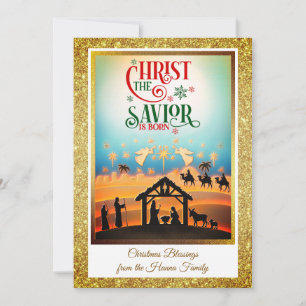 Escena de la Natividad "Feliz Navidad y Próspero A