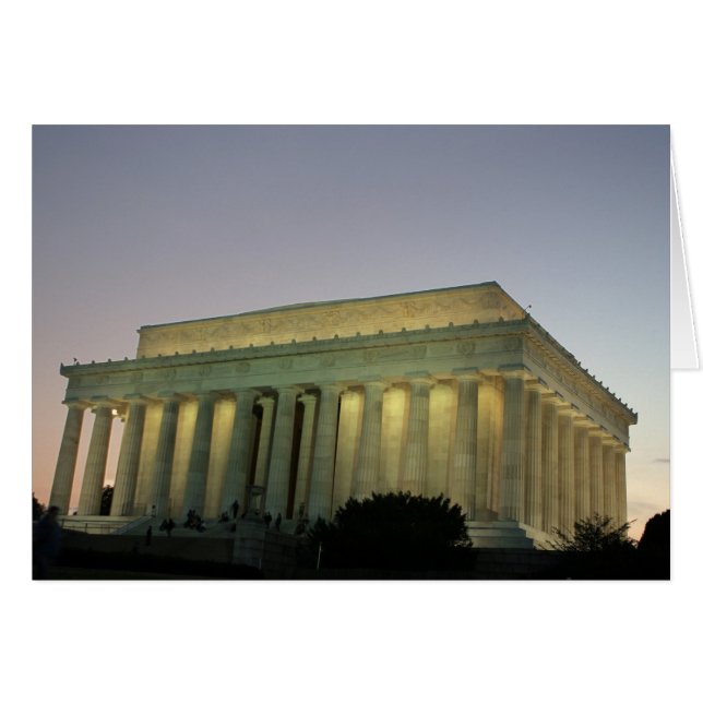 Escena de la noche de Lincoln Memeorial (Anverso (Horizontal))