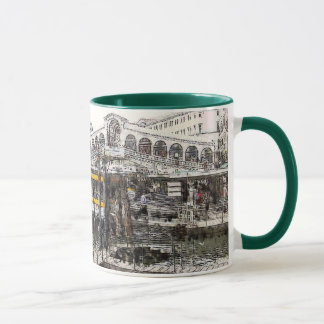 Escena de la taza de Venecia