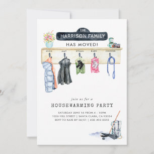 Escena de Mudroom   Invitación a Fiesta de Inaugur