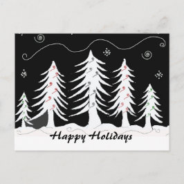 Escena de Navidad en Blanco y Negro