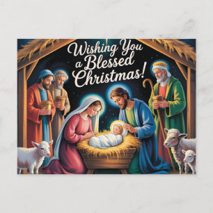 Escena de Navidad Felicitación de Navidad