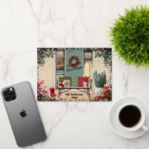 Escena de Navidades de la Mudroom de Merry