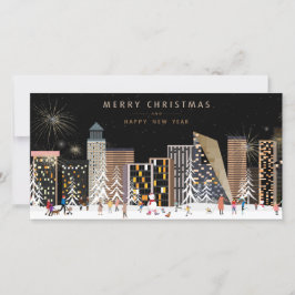 Escena de Navidades de Winter City Wonderland con