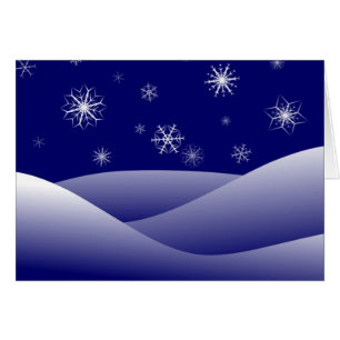 ESCENA DE NIEVE DE INVIERNO