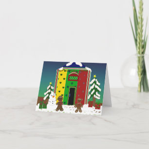 Escena de nieve de Navidad