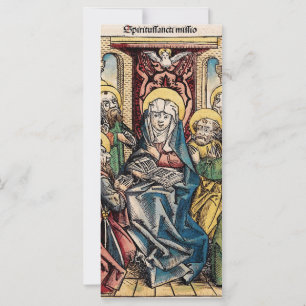 escena de Pentecostés después del Domingo de Pascu