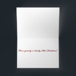 Escena de playa con tarjeta de Navidades plegados<br><div class="desc">Esta tarjeta de Navidad tiene una foto original tomada por mí en las hermosas playas de Cocoa Beach,  FL. Esta tarjeta haría una hermosa tarjeta de felicitación para dar a tu familia y amigos esta temporada de vacaciones!</div>