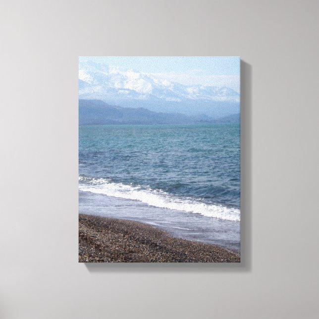 Escena de playa Lienzo envuelto (Anverso)