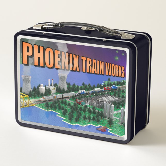 Escena de PTW Atomic Train y planta de energía (Reverso)