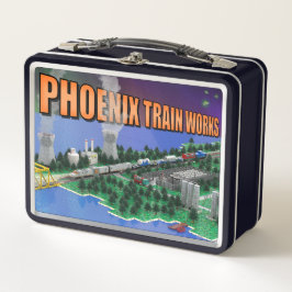 Escena de PTW Atomic Train y planta de energía
