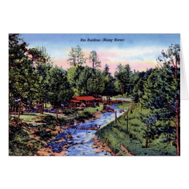 Escena de Ruidoso New México a lo largo de la Río (Anverso (Horizontal))