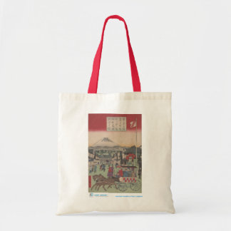 Escena de Tokio con la bolsa de tocador del monte