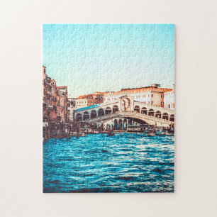 Escena de Venecia Italia  Puzzle Jigsaw