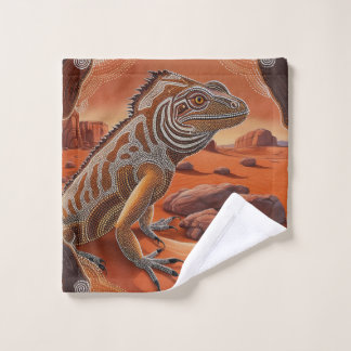Escena de vida silvestre de Iguana Lizard en Austr