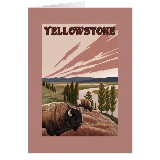 Escena de YellowstoneBison (Frente)