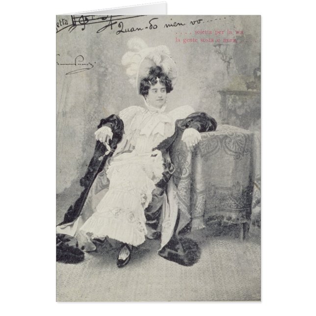 Escena del acto II La Boheme de la ópera ' (Frente)