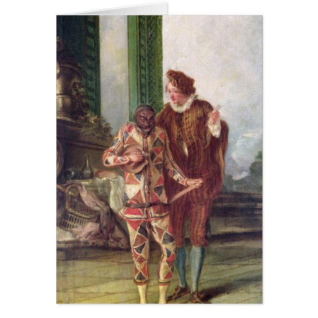 Escena del dell'Arte de Commedia (Frente)