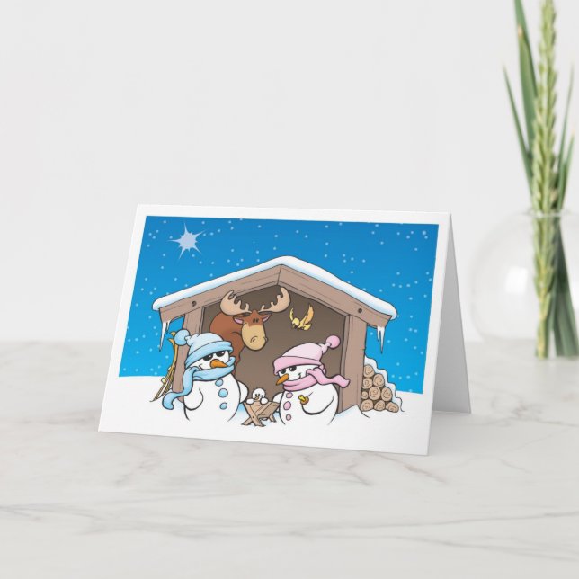 Escena del establo del navidad (Anverso)