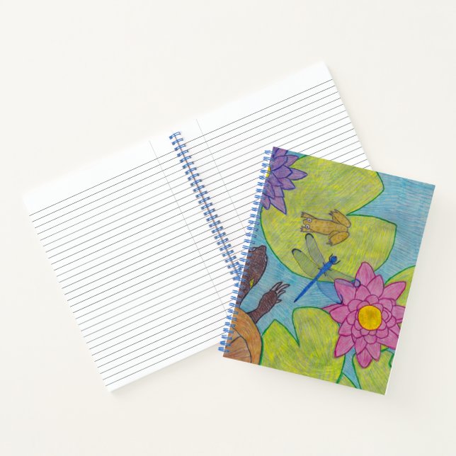Escena del estanque (individual) - Cuaderno (Interior)