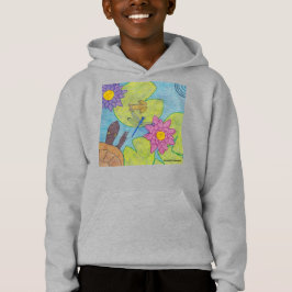Escena del estanque (vívida) - Sudadera con capuch