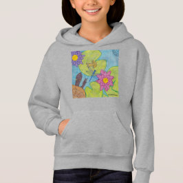 Escena del estanque (vívida) - Sudadera con capuch