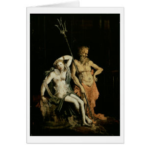 Escena del infierno: detalle que muestra Hades y