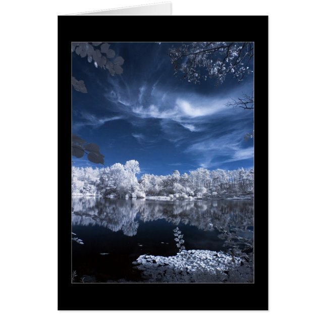 escena del lago de invierno (Frente)