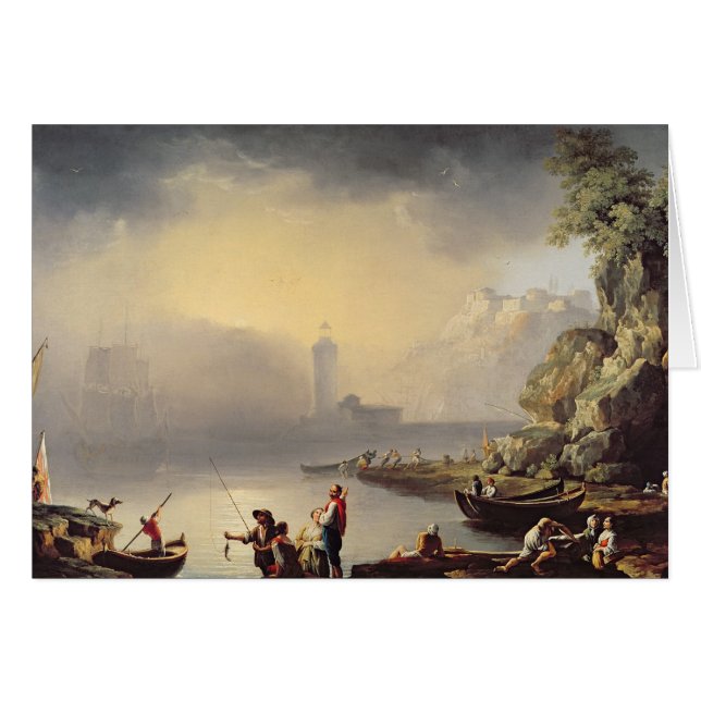 Escena del puerto (Anverso (Horizontal))